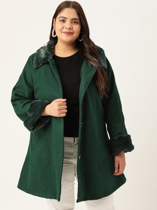 Velour Crest Coat