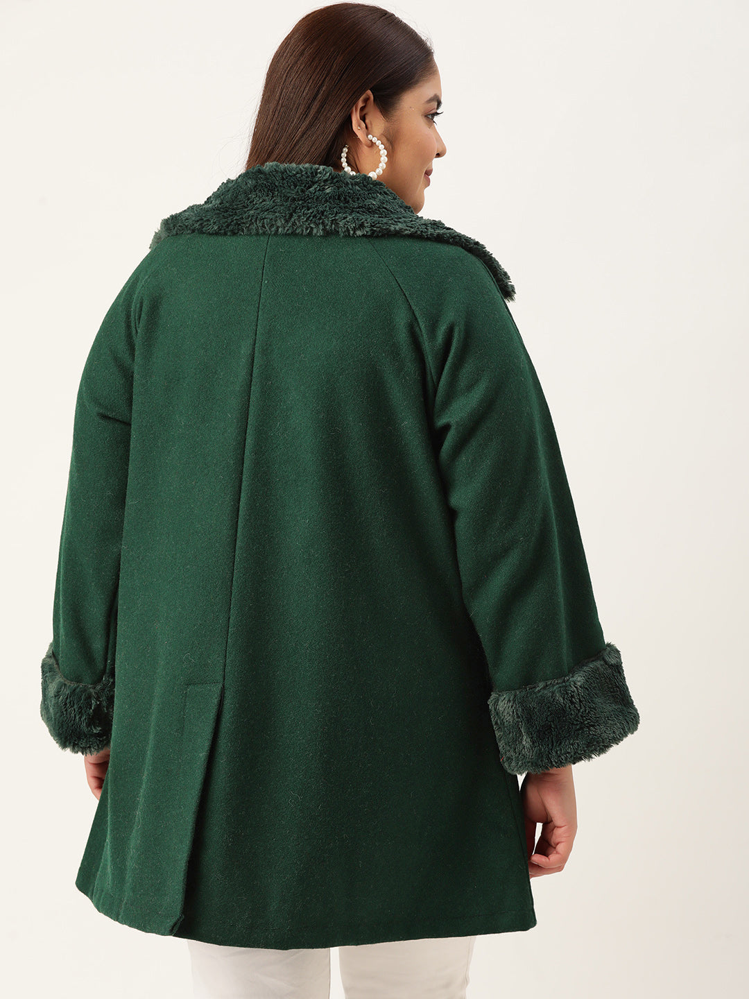 Velour Crest Coat