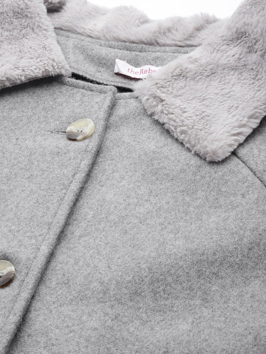 Velour Crest Coat