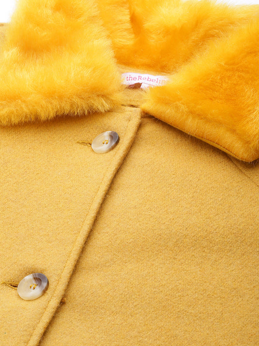 Velour Crest Coat