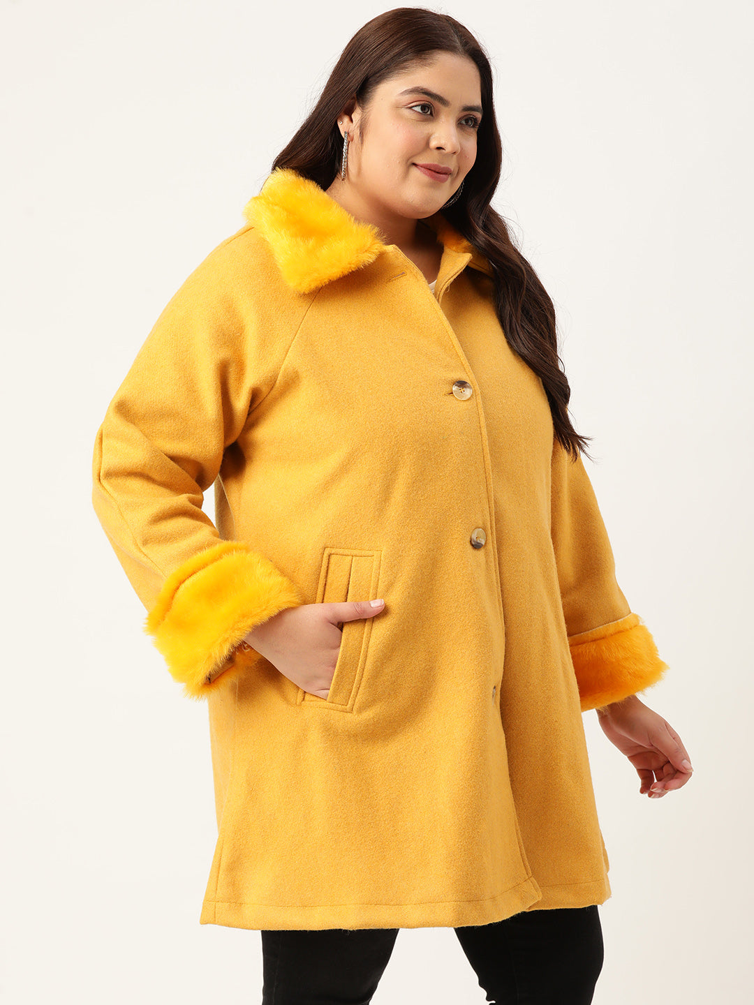 Velour Crest Coat