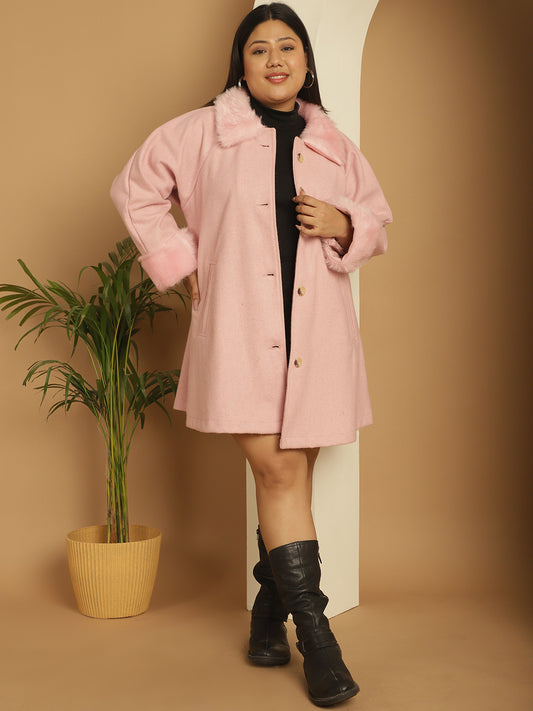 Velour Crest Coat