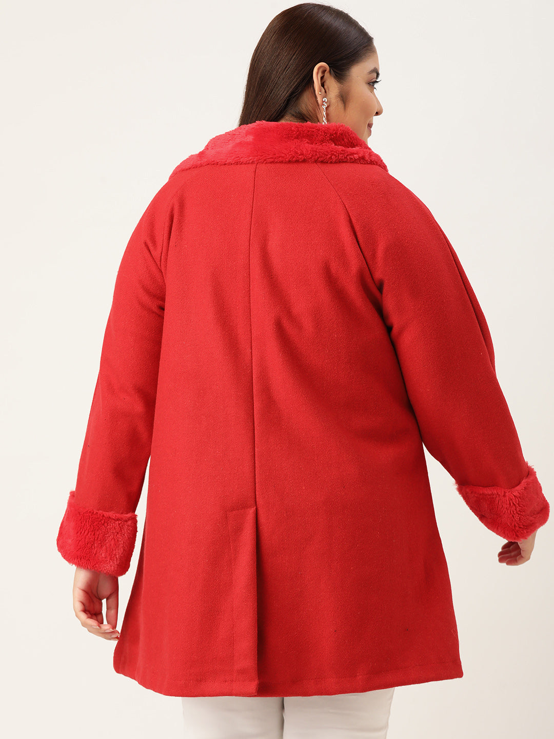 Velour Crest Coat
