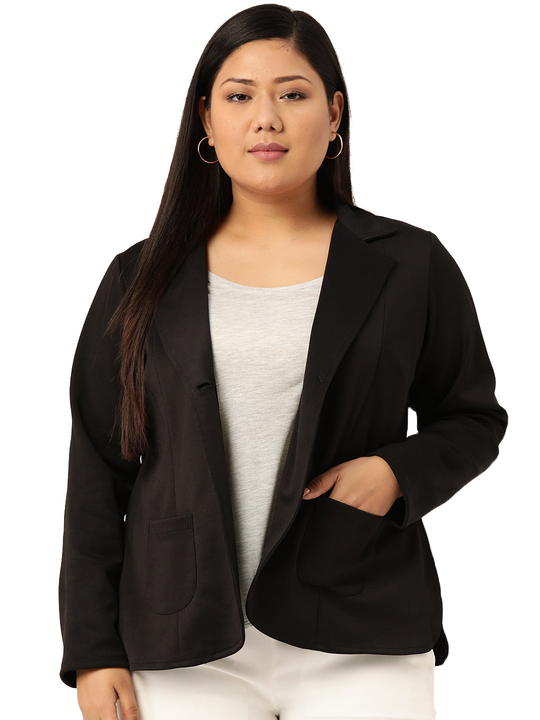 Tailored Plus Size Women’s Blazer