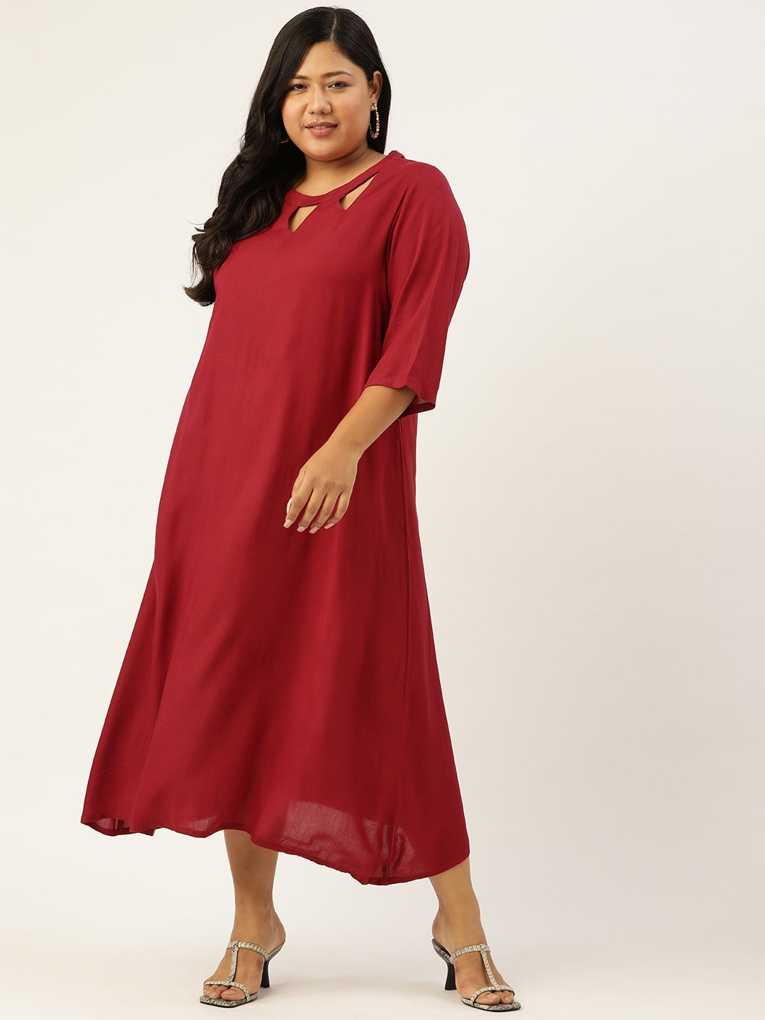 Trendy Plus Size Women’s Western Dress