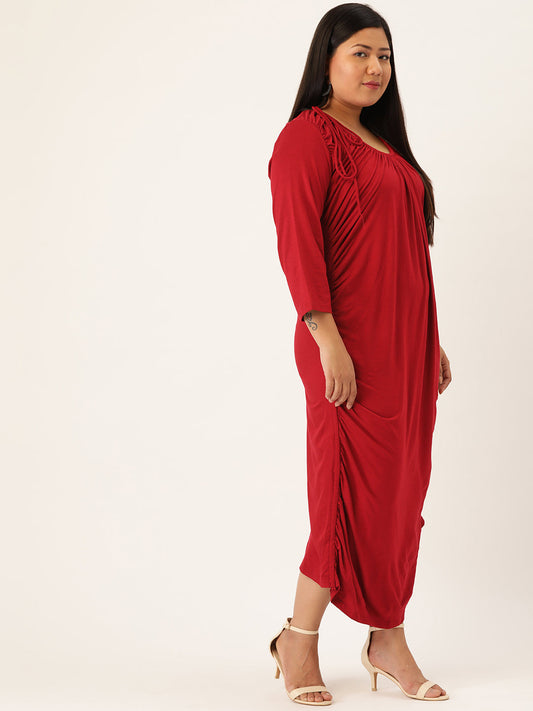 Trendy Plus Size Women’s Western Dress