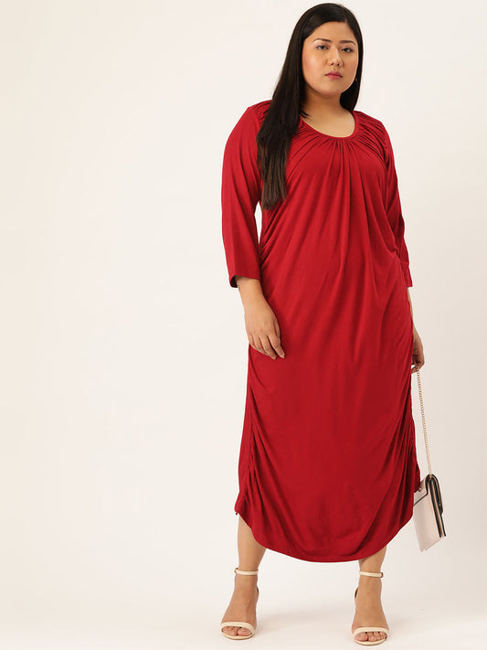Trendy Plus Size Women’s Western Dress