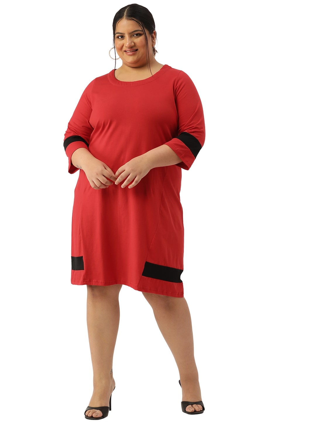 Trendy Plus Size Women’s Western Dress