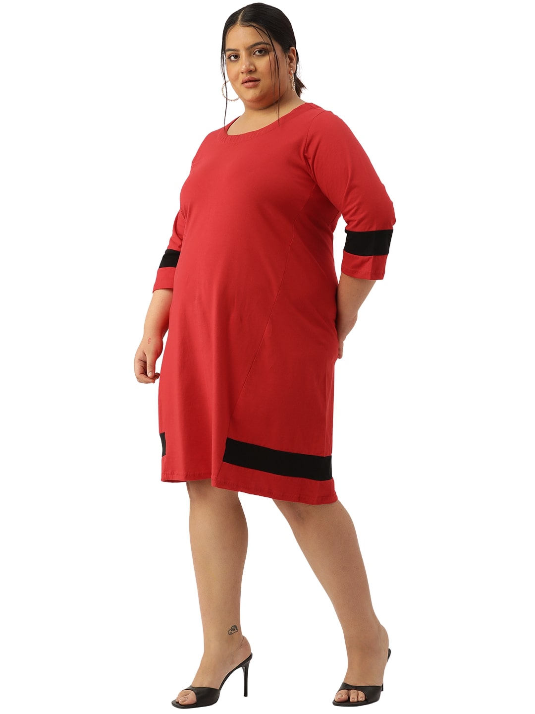 Trendy Plus Size Women’s Western Dress
