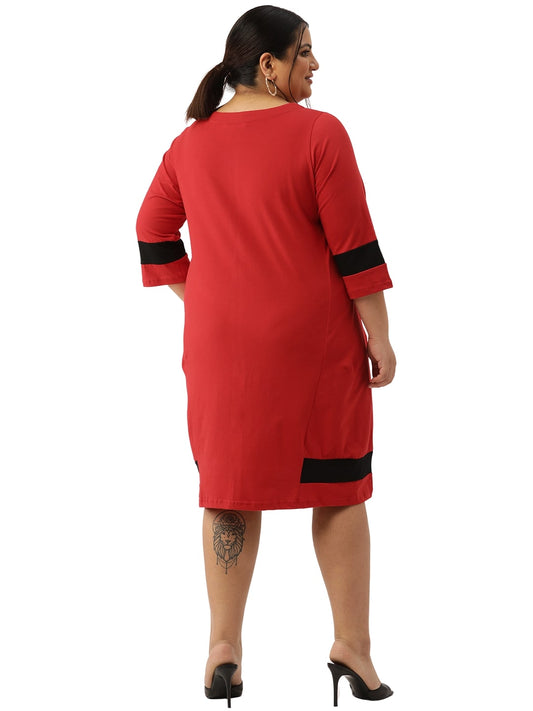 Trendy Plus Size Women’s Western Dress