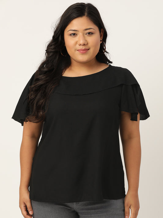 Stylish Plus Size Women Casual Top