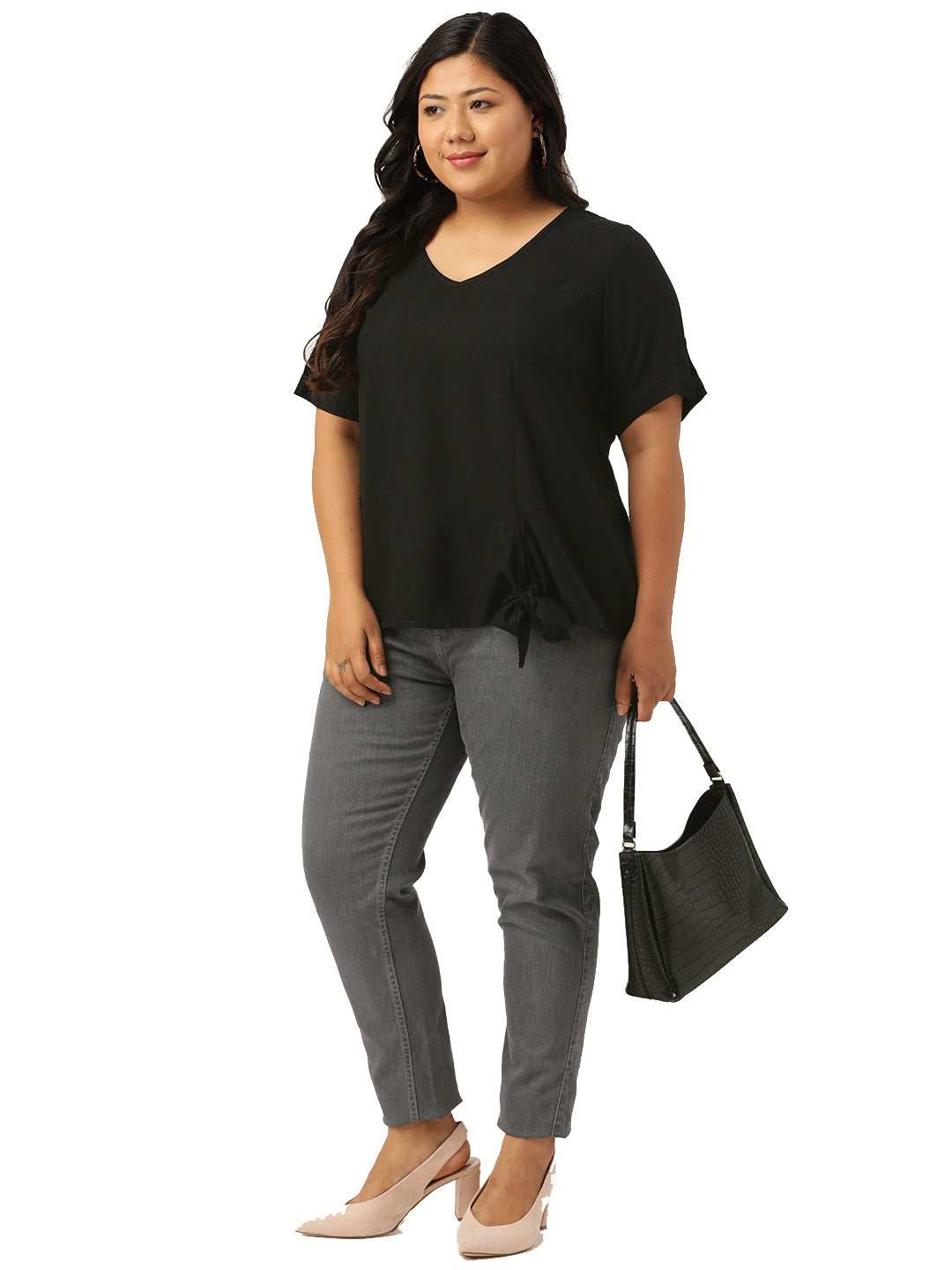 Stylish Plus Size Women Casual Top