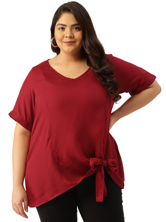 Stylish Plus Size Women Casual Top