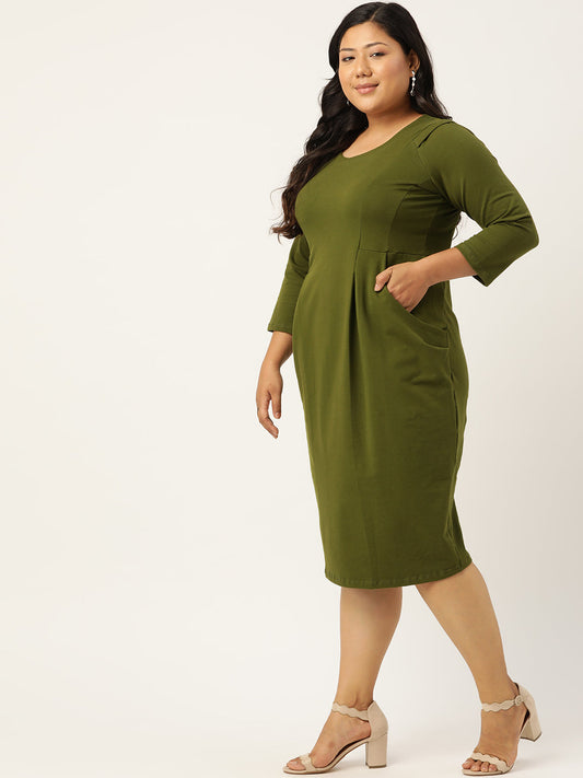 Trendy Plus Size Women’s Western Dress