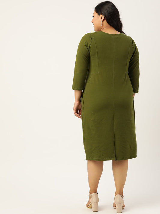 Trendy Plus Size Women’s Western Dress