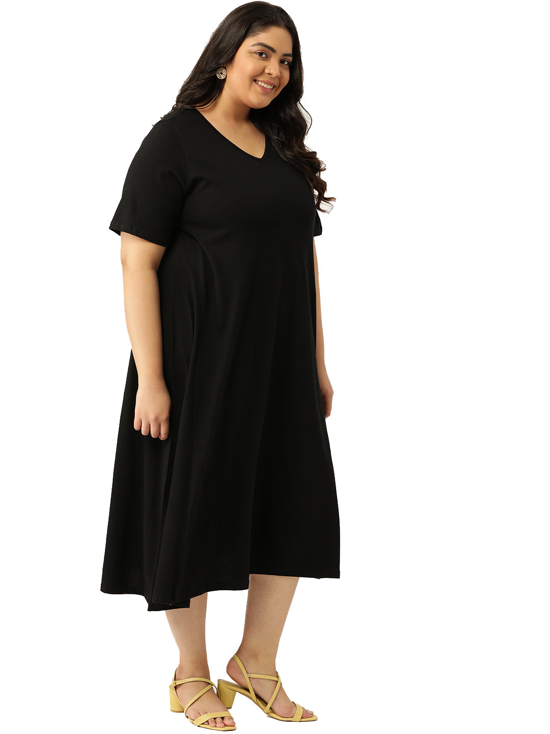 A-Line Midi Dress