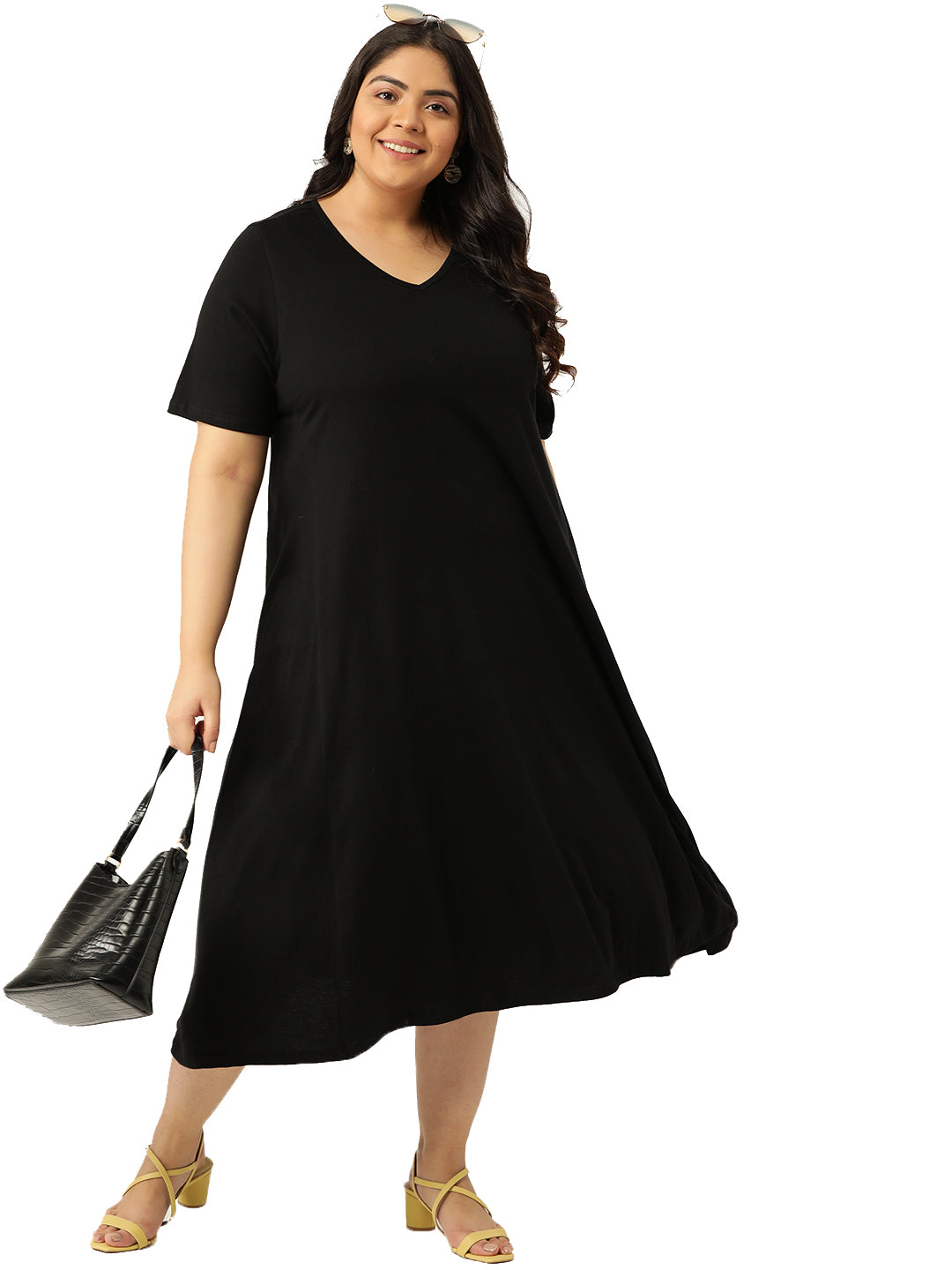 A-Line Midi Dress