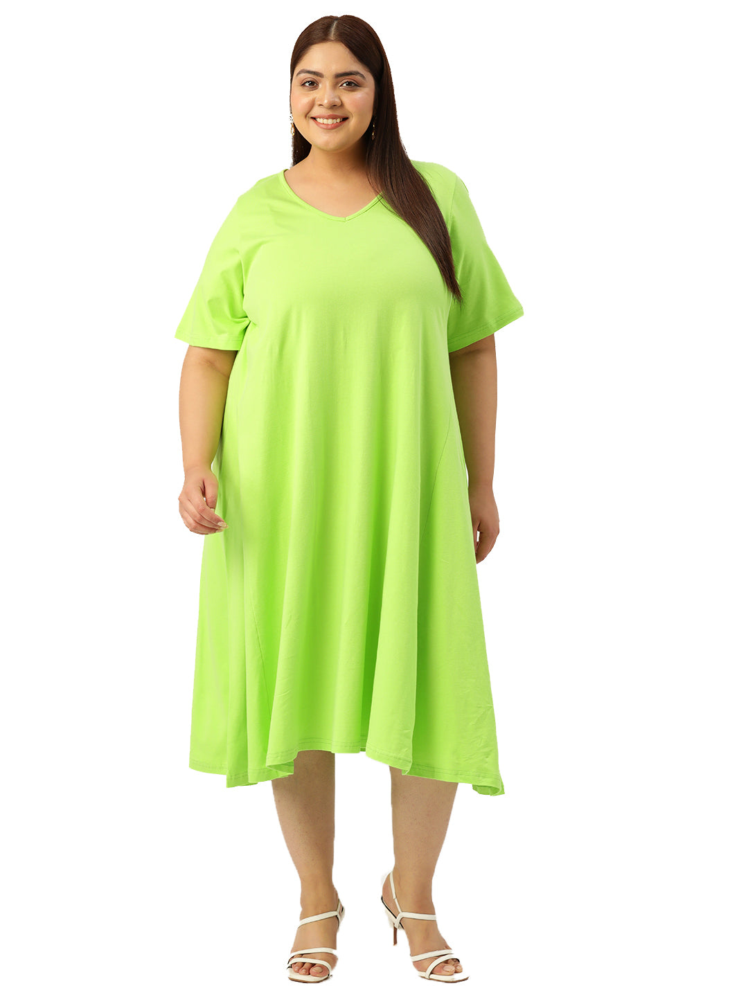 A-Line Midi Dress