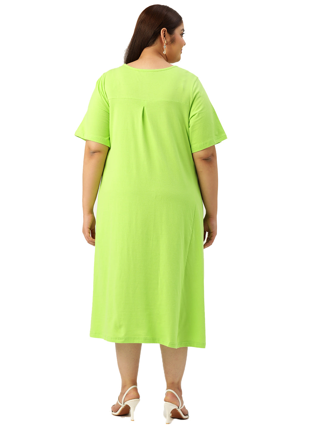 A-Line Midi Dress