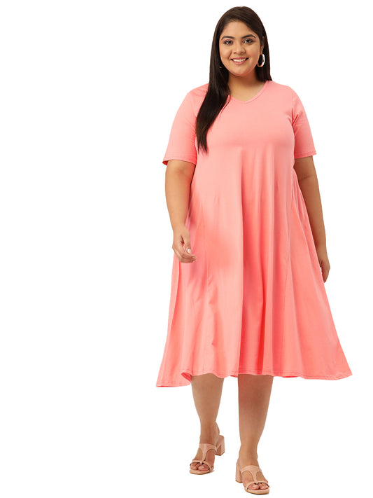A-Line Midi Dress