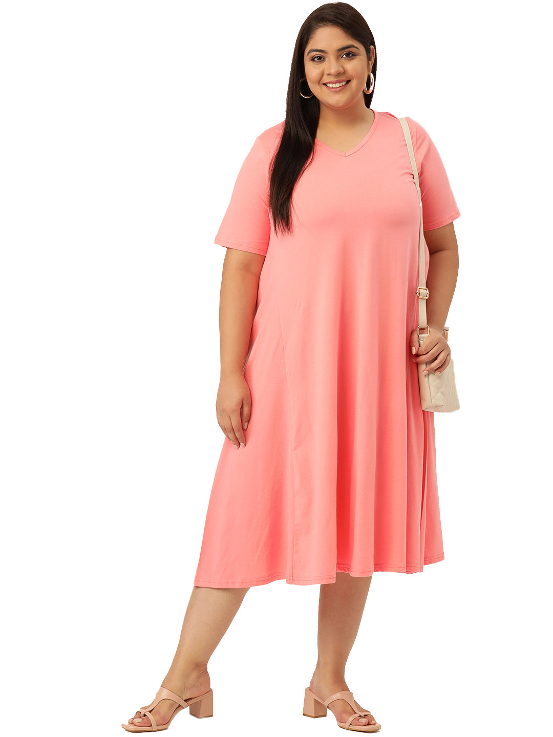 A-Line Midi Dress
