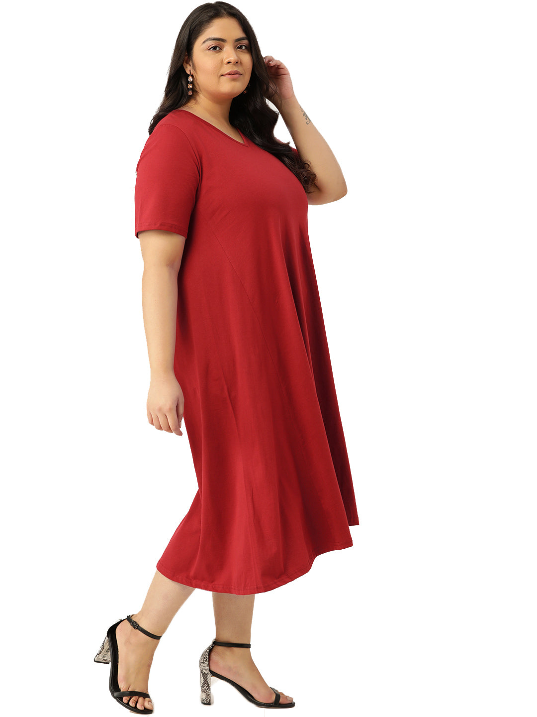 A-Line Midi Dress
