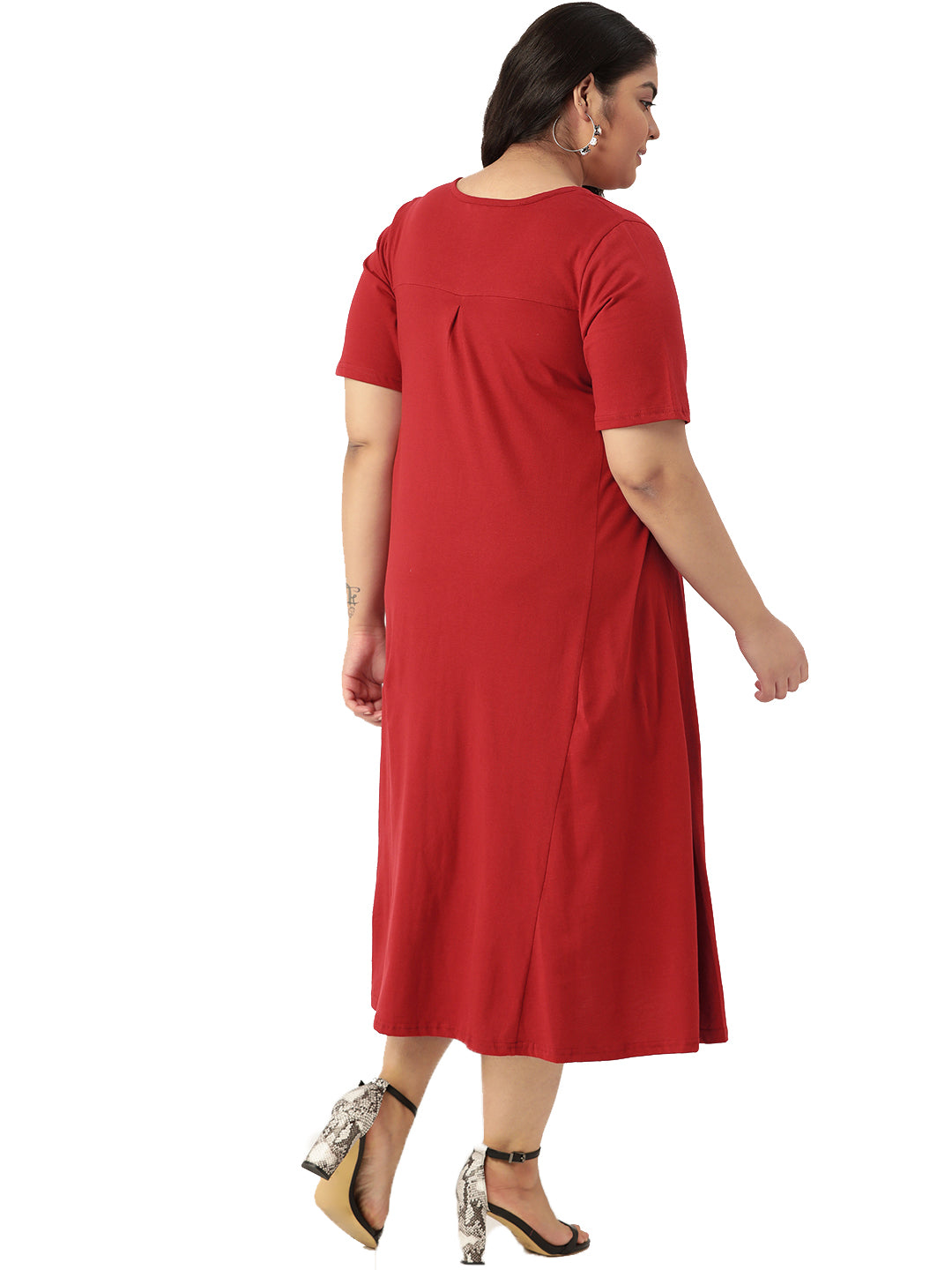 A-Line Midi Dress