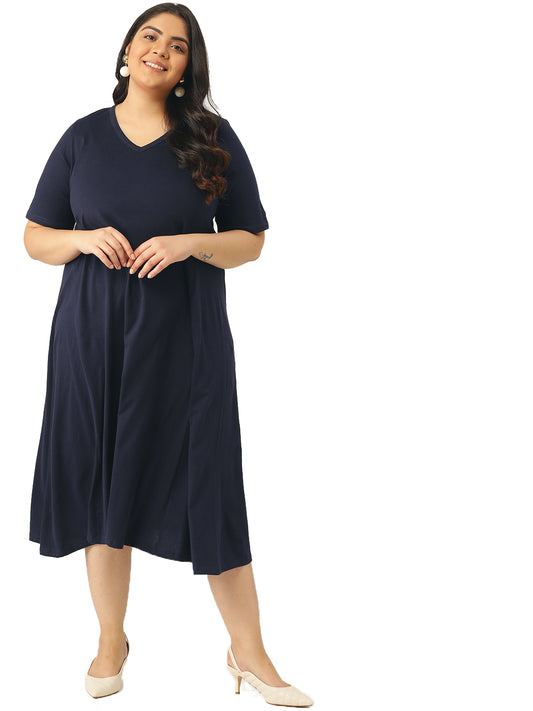 A-Line Midi Dress