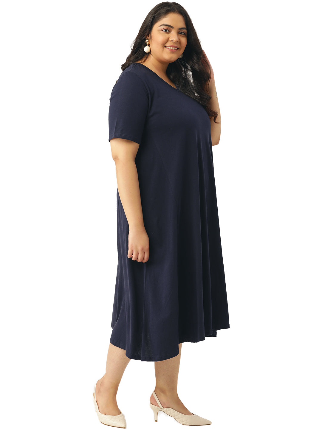 A-Line Midi Dress