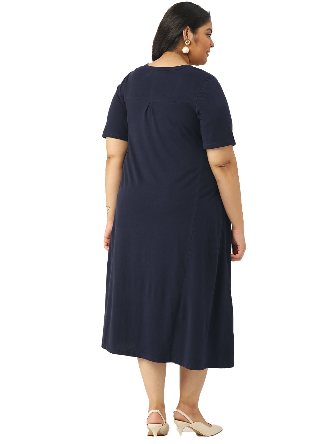 A-Line Midi Dress