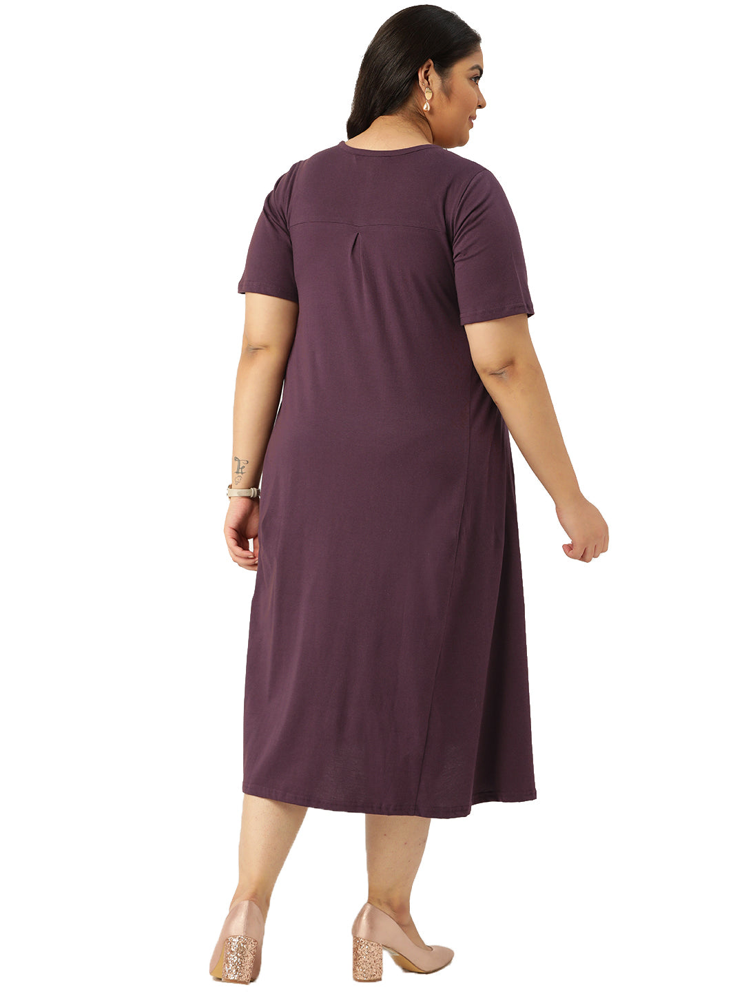 A-Line Midi Dress