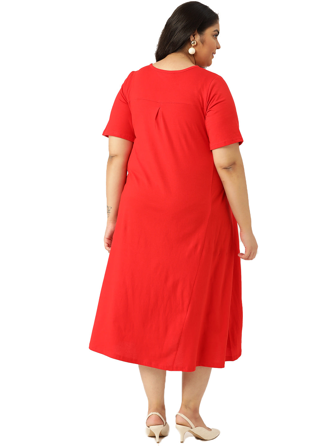 A-Line Midi Dress