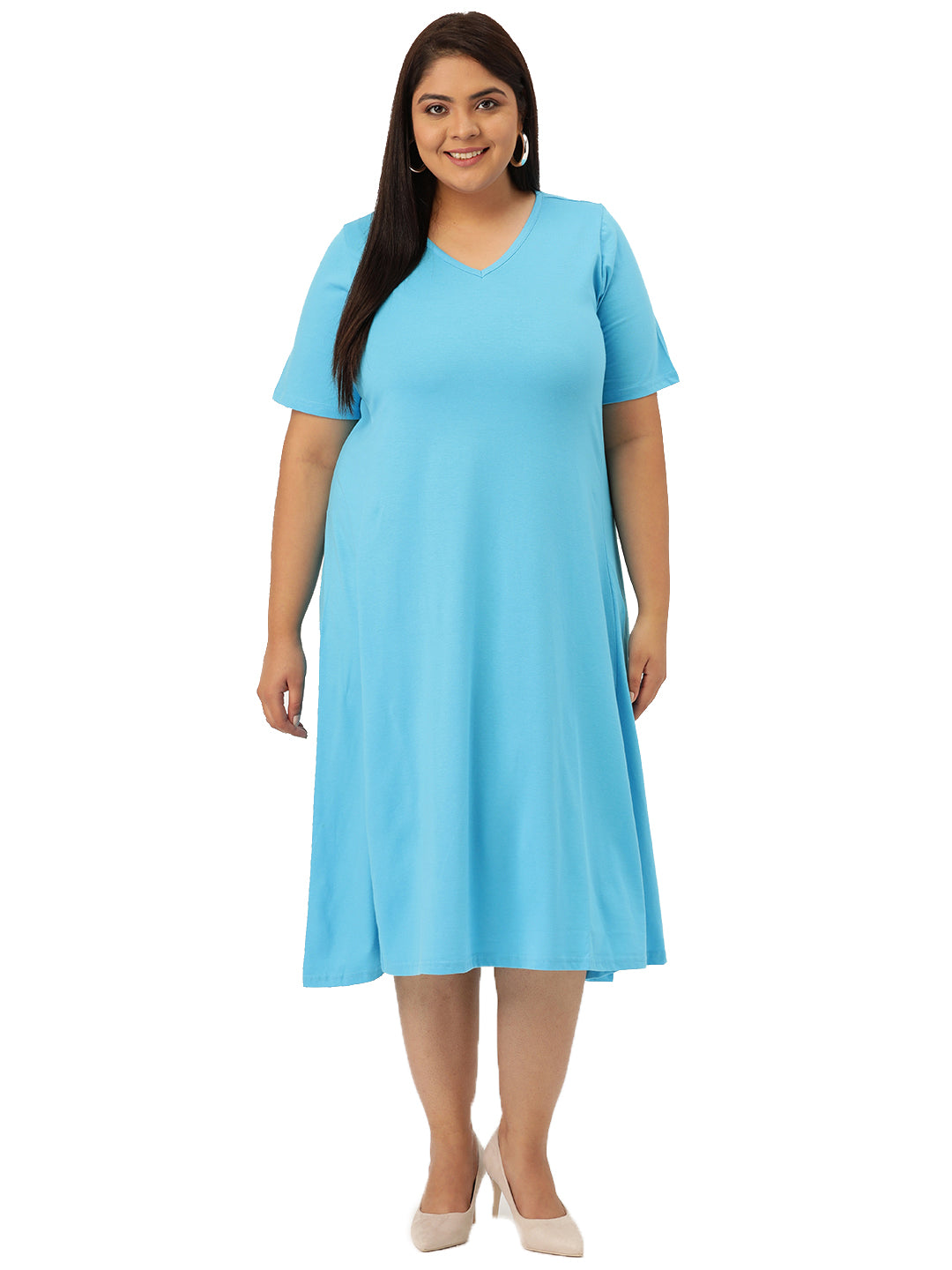 A-Line Midi Dress
