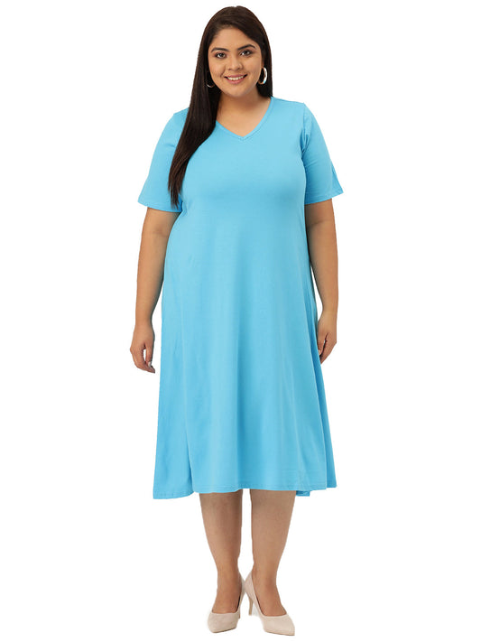 A-Line Midi Dress