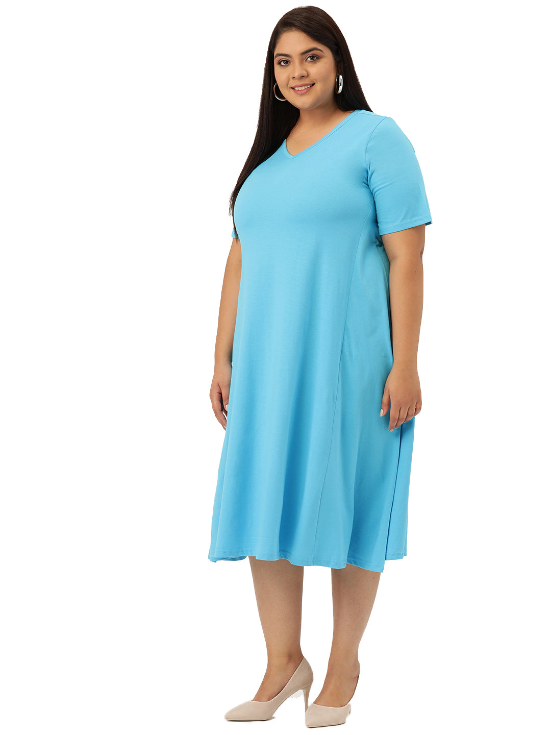 A-Line Midi Dress
