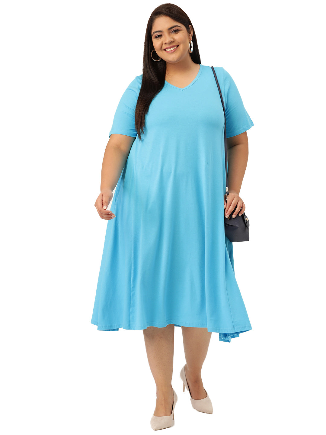 A-Line Midi Dress