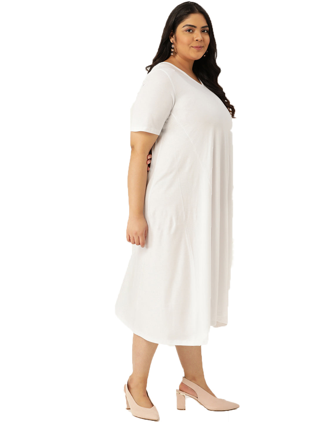 A-Line Midi Dress