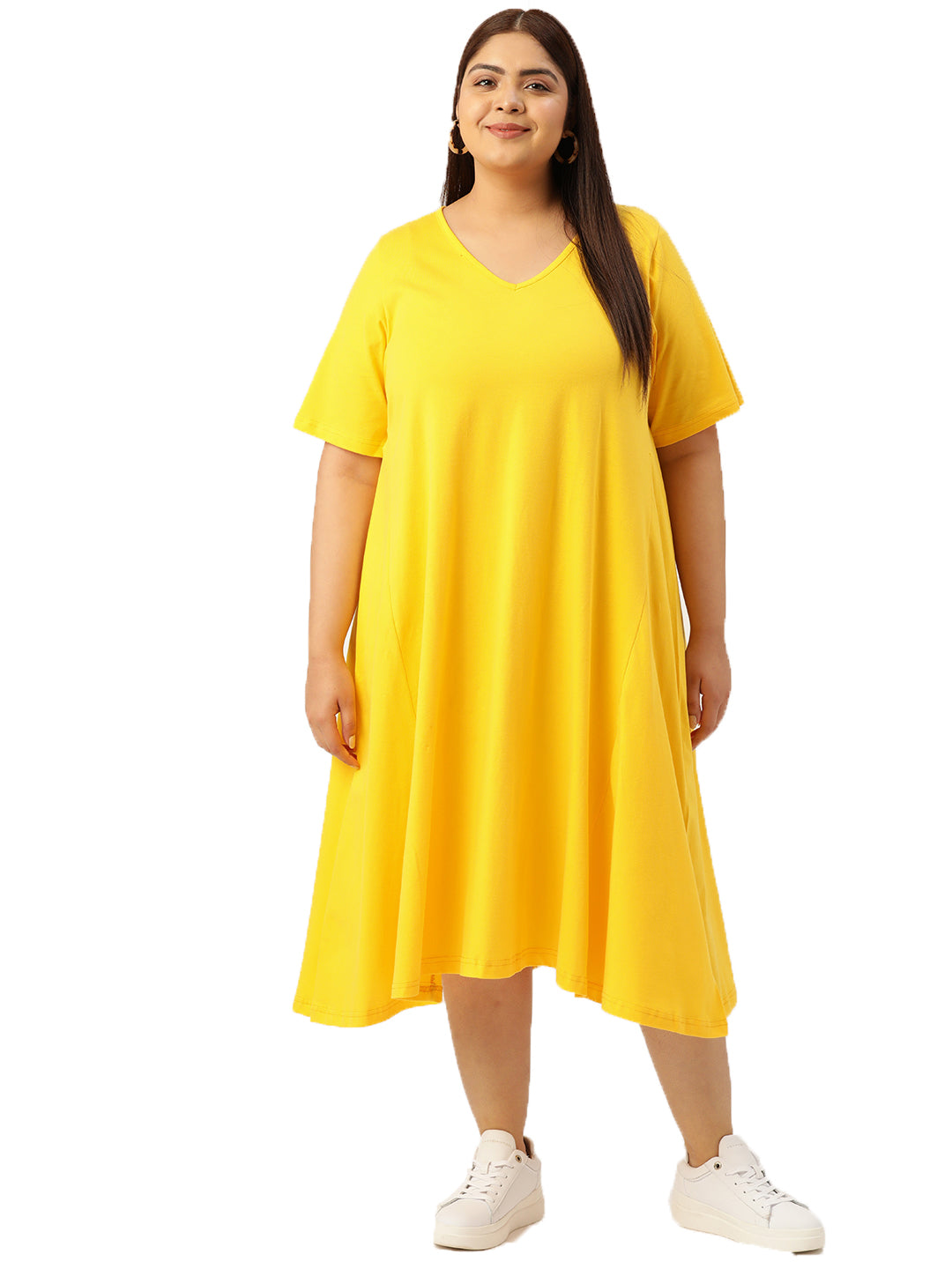 A-Line Midi Dress