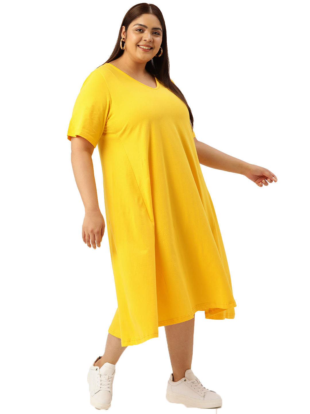 A-Line Midi Dress