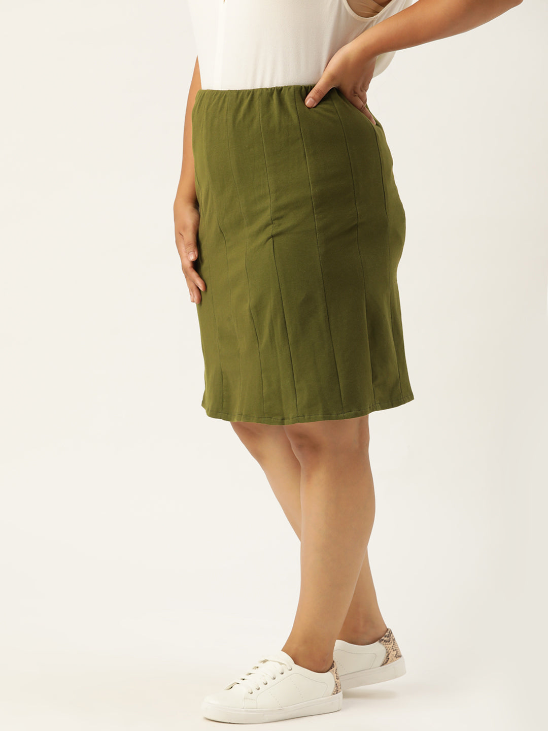 Modern & Fashionable Look Women’s Plus Size Skirt