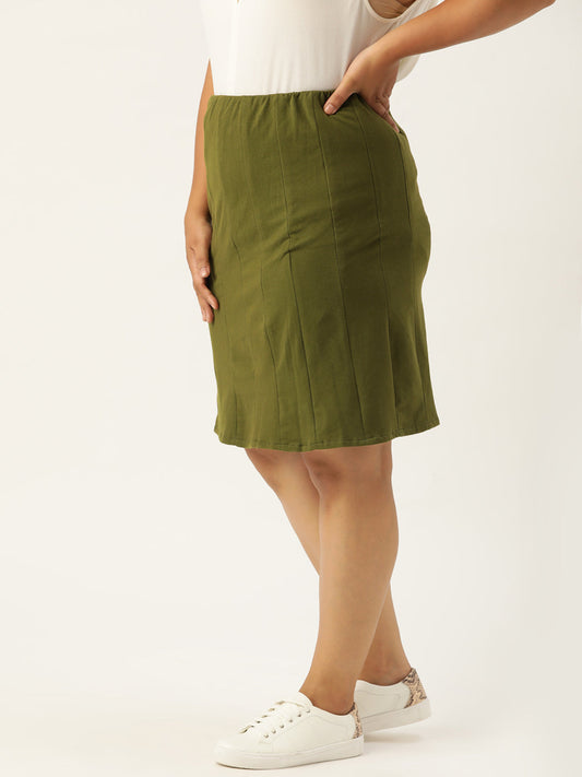 Modern & Fashionable Look Women’s Plus Size Skirt