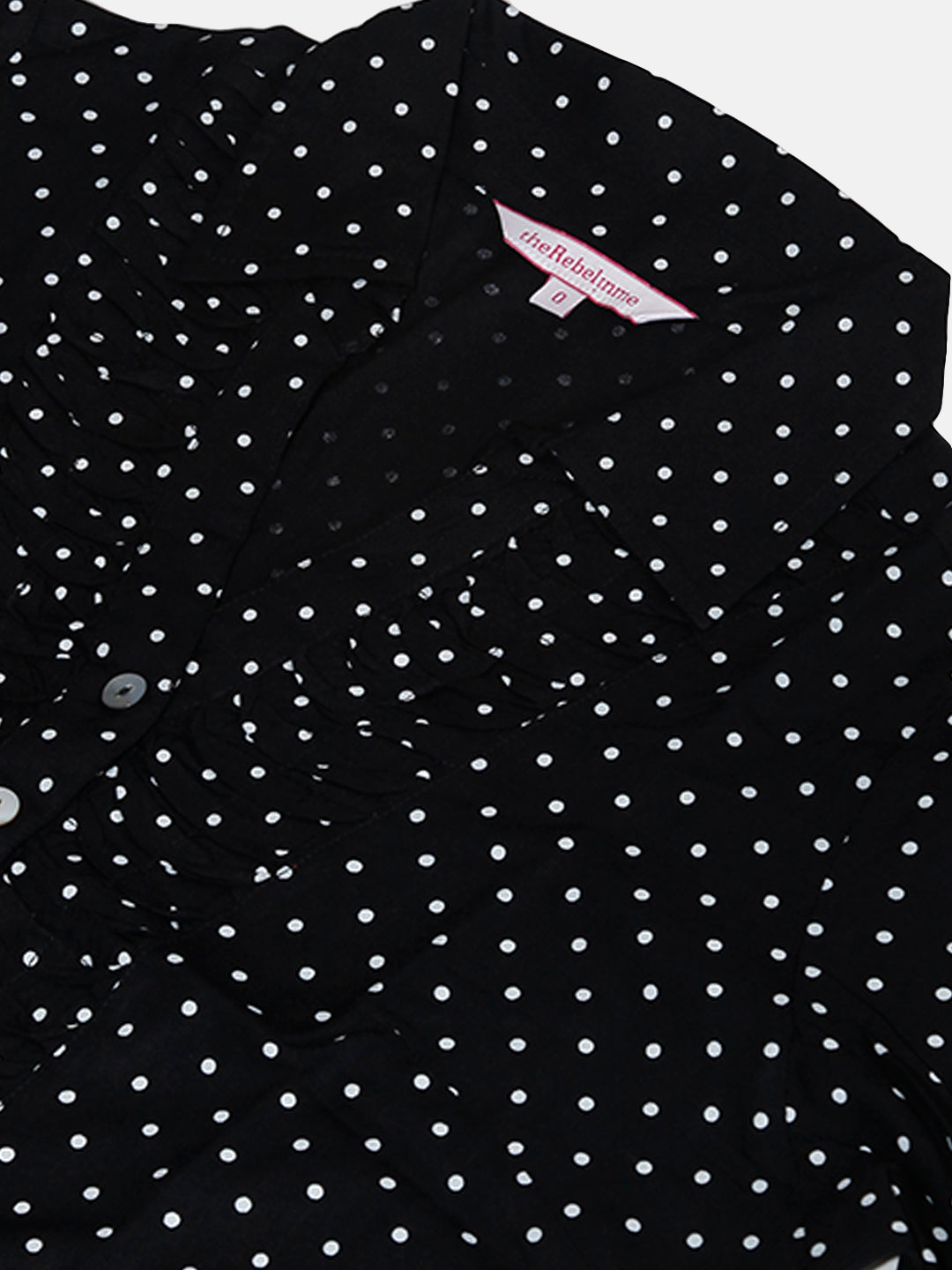 Plus Size Shirt Collar Tunic