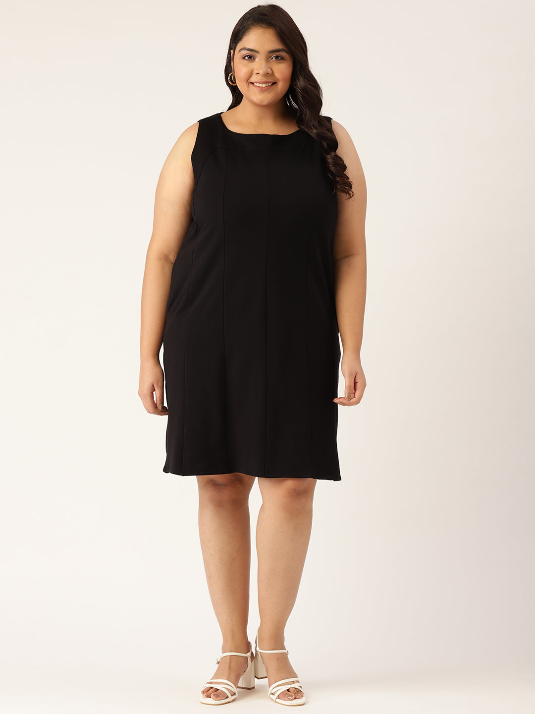 Plus Size Cotton Knitted Dress