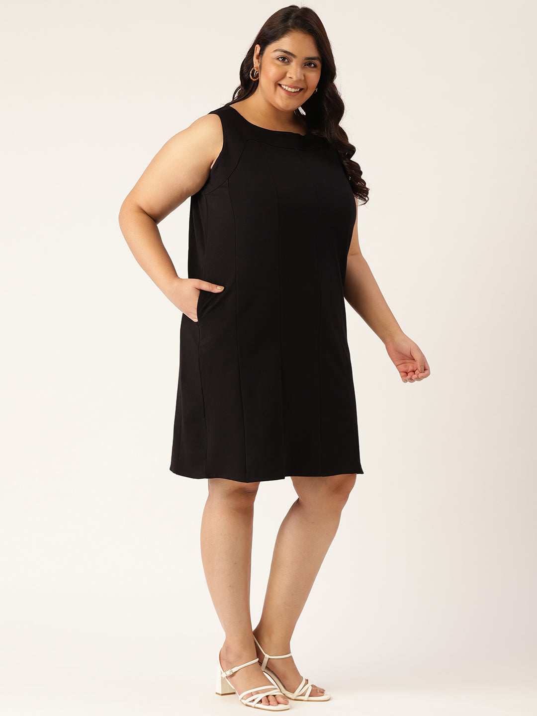 Plus Size Cotton Knitted Dress