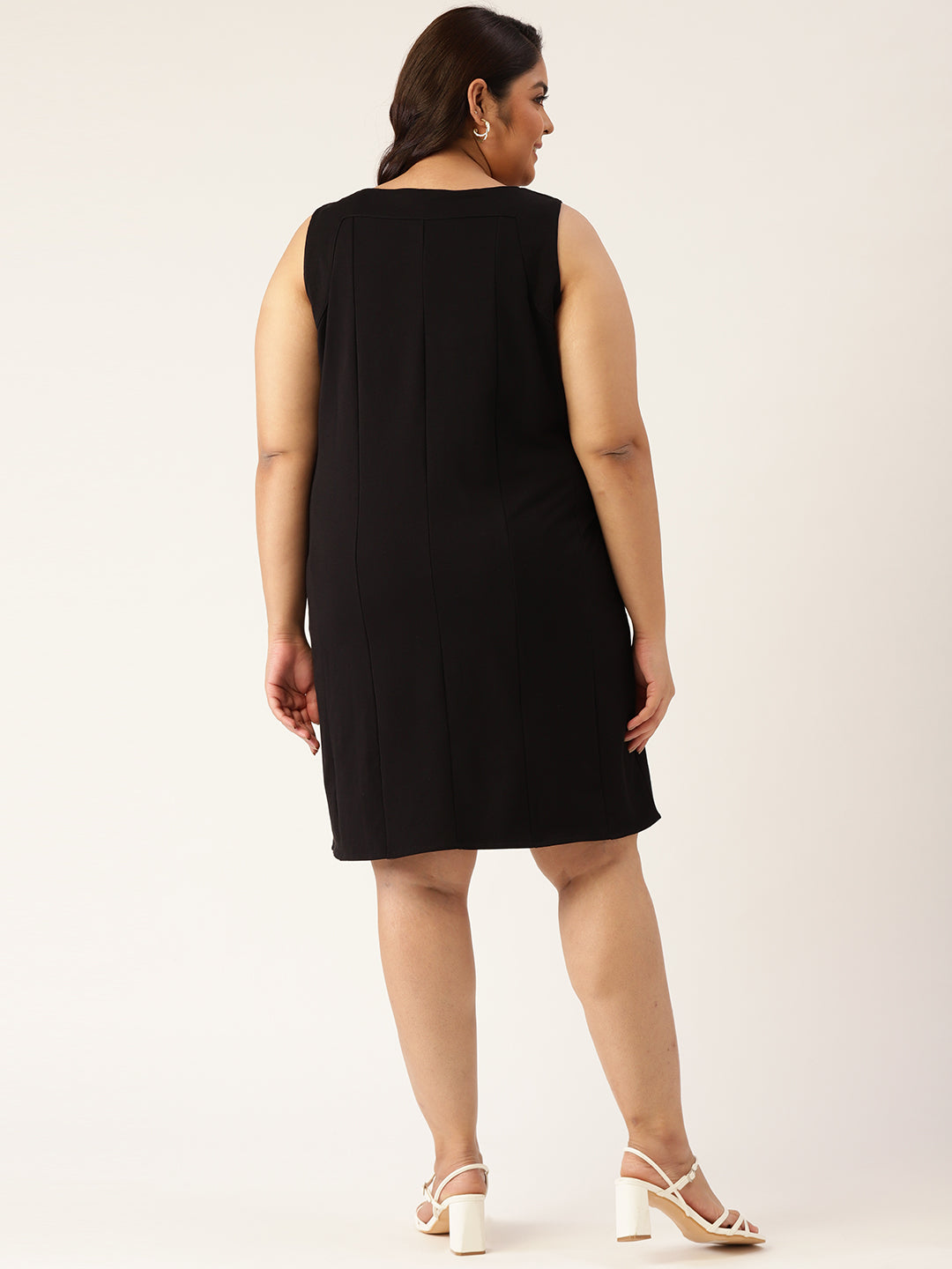 Plus Size Cotton Knitted Dress