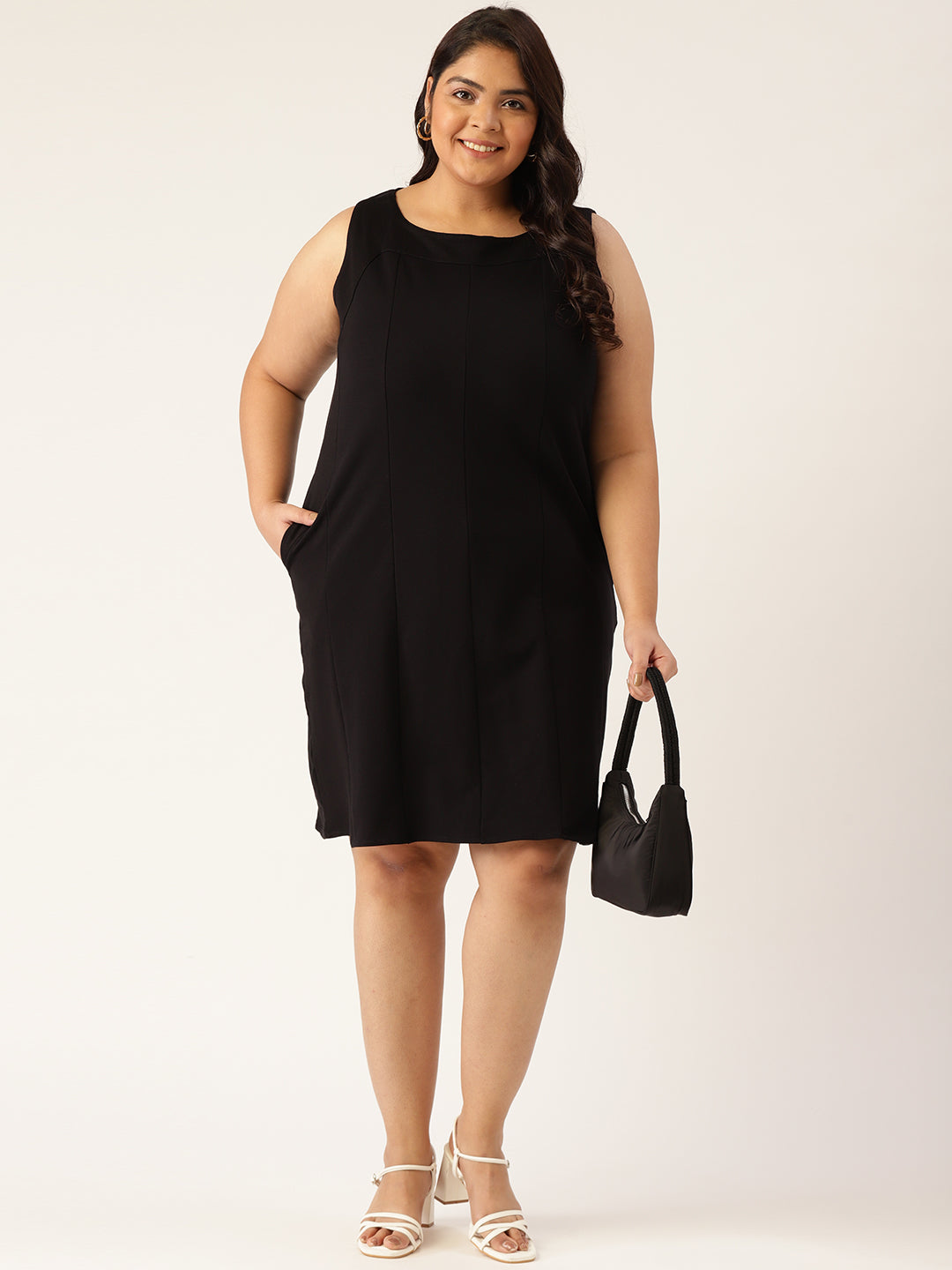 Plus Size Cotton Knitted Dress