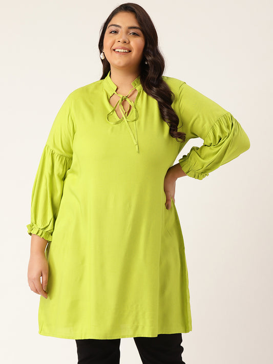 Plus Size Longline Tunic