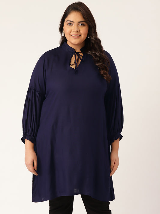 Plus Size Longline Tunic