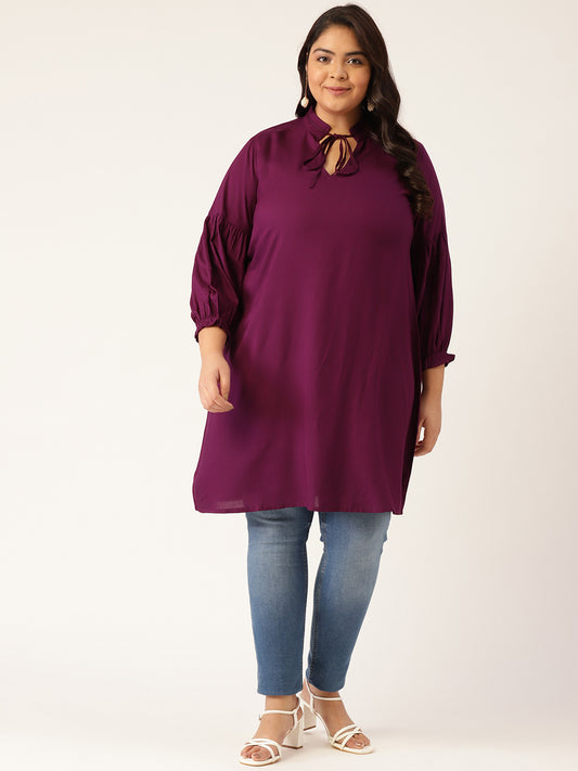 Plus Size Longline Tunic