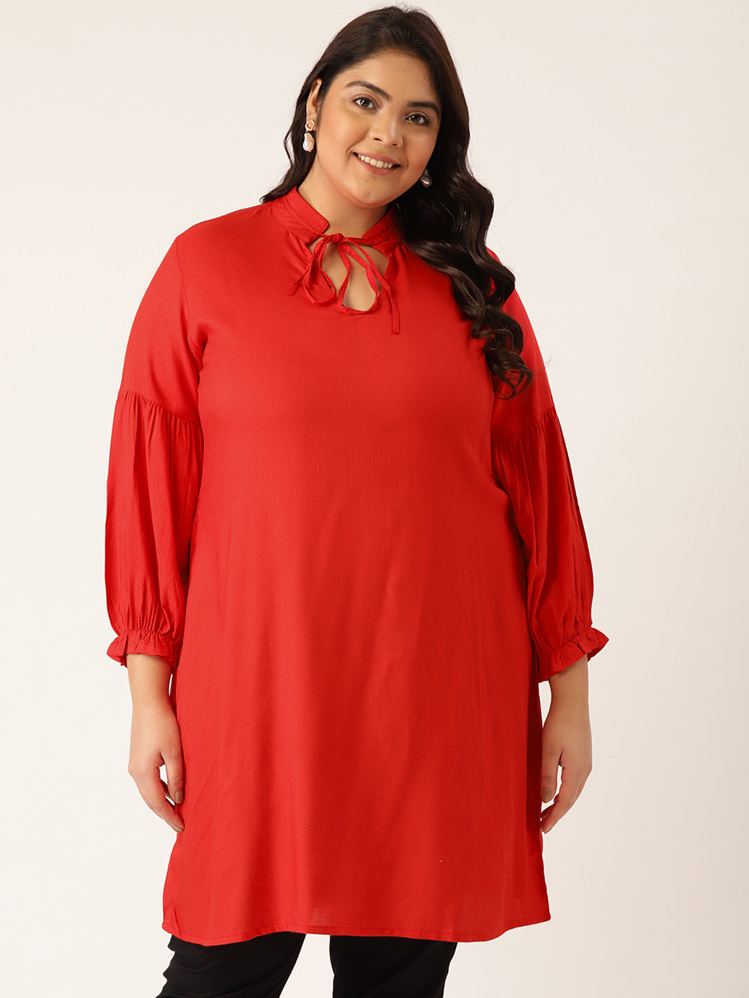 Plus Size Longline Tunic